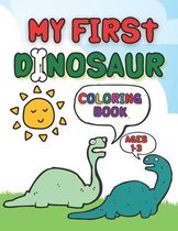 My First Dinosaur Coloring Book