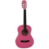 Gomez Classic 001 Gitaar Roze Klassieke 4/4-model
