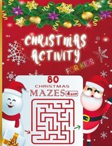 Christmas Activity for kids 80 christmas mazes 4 & up
