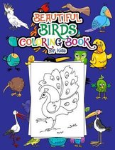 Beautiful Birds Coloring Book for kids