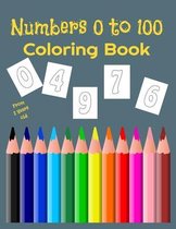 Numbers 0 to 100 Coloring Book