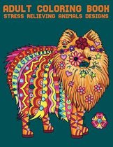 Adult Coloring Book Stress Relieving Animals Designs