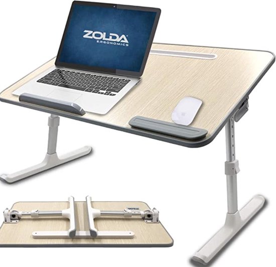 ZOLDA Laptop Bed - Premium Draagbaar Laptop Dienblad. Multifunctionele... | bol.com