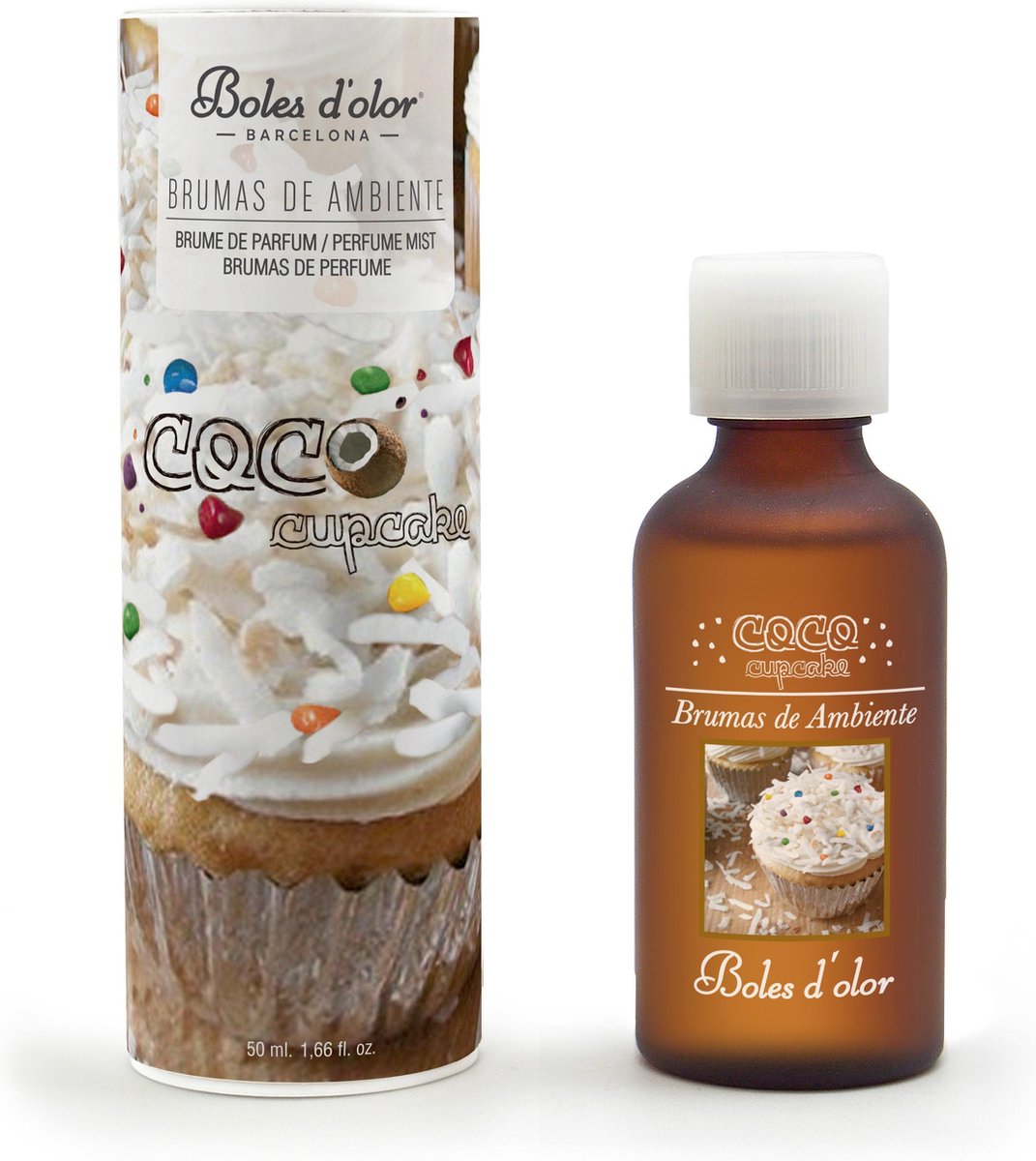 Goedkoopste Boles d'olor - geurolie 50ml - Coco Cupcake