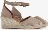 VIA VAI Flora Braid Espadrilles - Met Sleehak - Beige - Maat 38