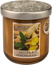 Heart & Home - geurkaars in pot (S) - Ginger & Lemongrass (Gember en citroengras)
