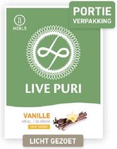 Live Puri | Maaltijdvervanger | Vanille Lichtgezoet | Portieverpakking | 1 x 36g  | Snel afvallen zonder poespas!