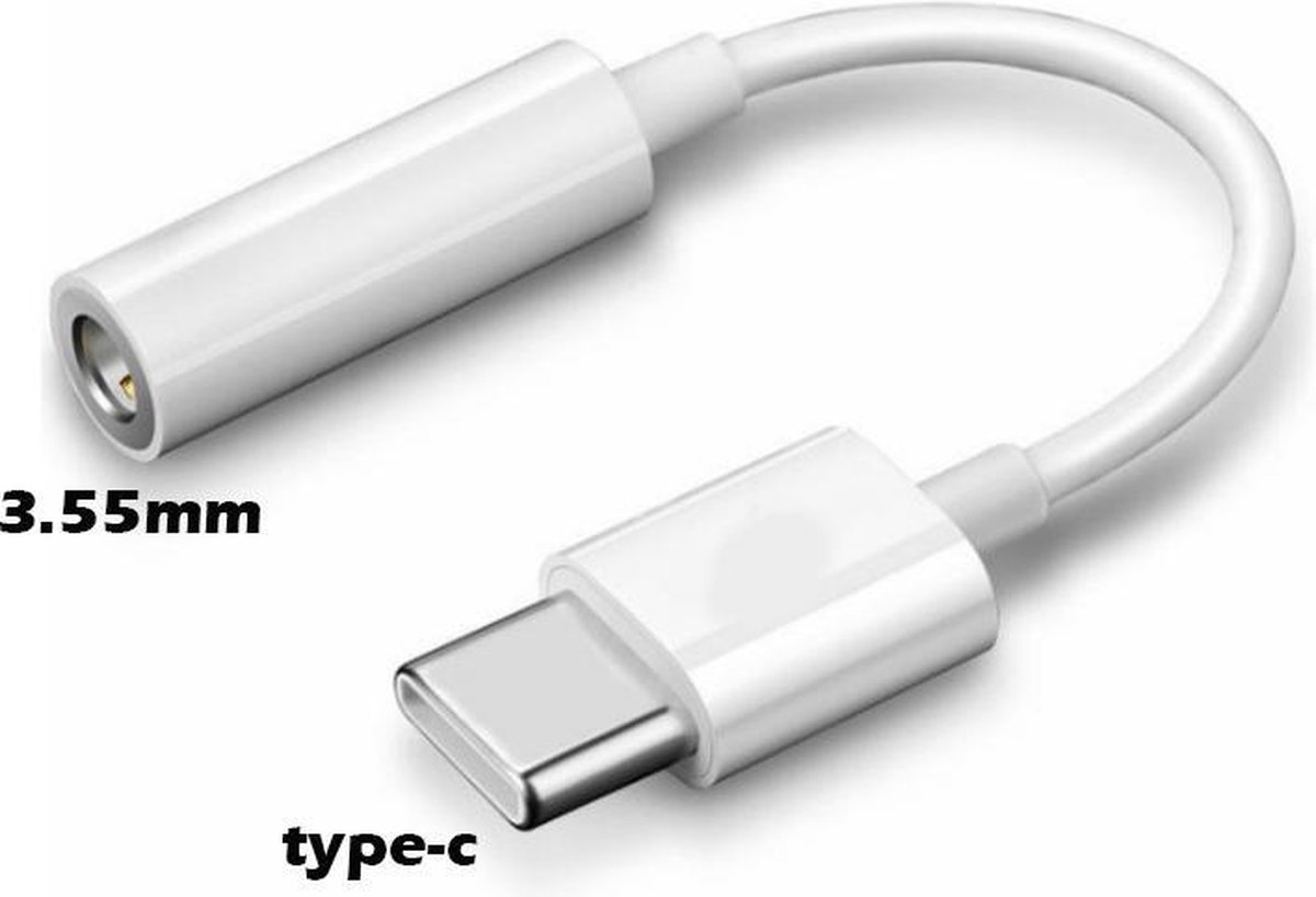 Jack naar usb c Adapter - Audiojack naar USB-C - Audiojack 3.5mm - Geschikt  voor Samsung | bol.com