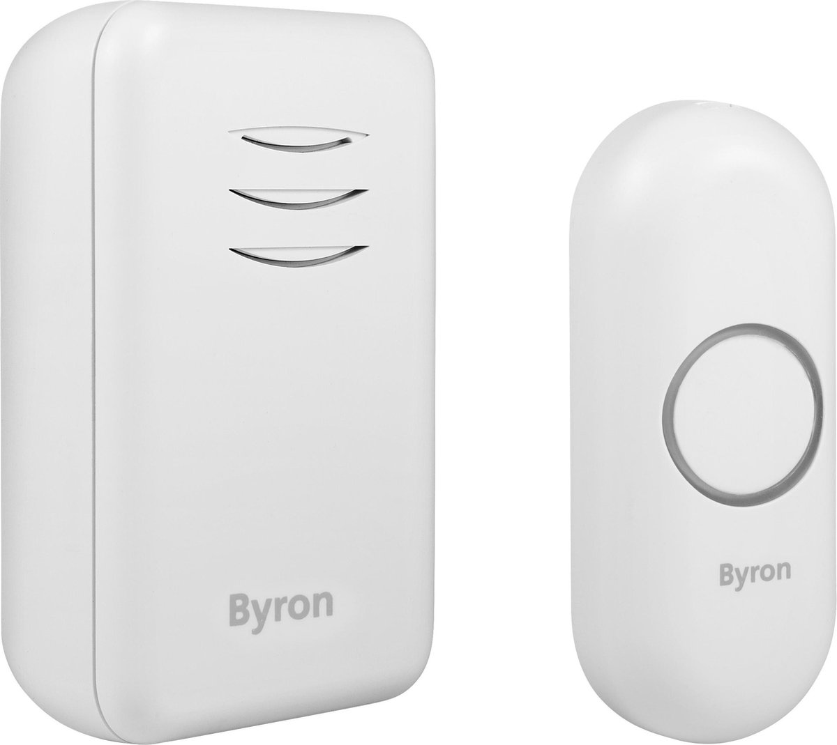 Byron gong - type DBY-22311 - port - draadloos - 150 m - wit