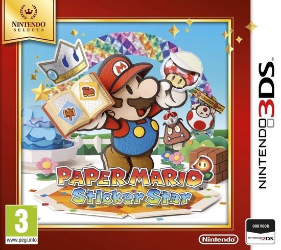 Nintendo Paper Mario: Sticker Star 3DS Basis Duits Nintendo 3DS