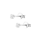 Sparkle studs | Oorbellen 925 zilver | 3 mm