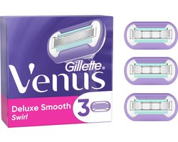 Product afbeelding van Gillette Venus Deluxe Smooth Swirl scheermesjes - 3 stuks