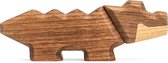The Little Crocodile - Wooden animal - 2 pcs