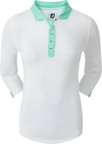 Footjoy Polo - Contrast Trim - Wit - M