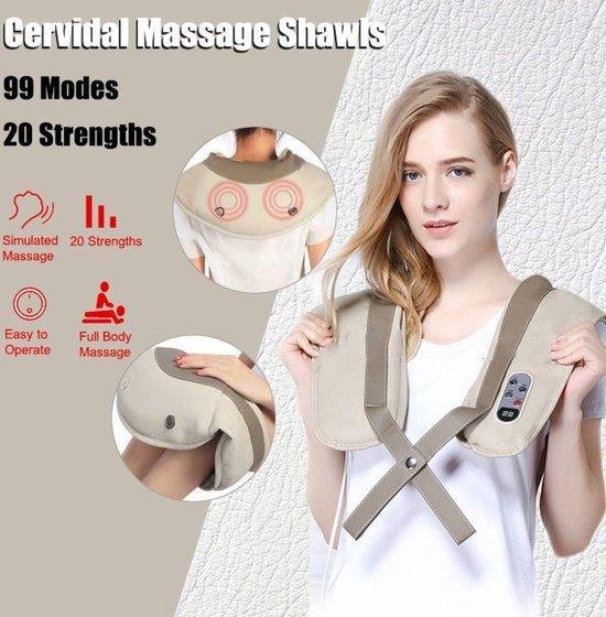 Krachtige kloppende massage - Cervical massage shawls - Massage apparaat -  Nek... | bol.com
