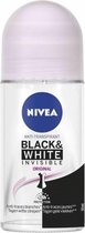 NIVEA Deodorant Roller Invisible For Black & White Clear - 50 ml