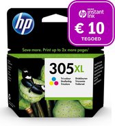 HP 305XL - Inktcartridge kleur + Instant Ink tegoed