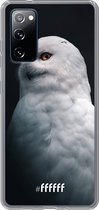 6F hoesje - geschikt voor Samsung Galaxy S20 FE - Transparant TPU Case - Witte Uil #ffffff