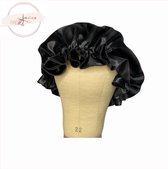 Hair bonnet Zwart