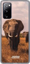 6F hoesje - geschikt voor Samsung Galaxy S20 FE - Transparant TPU Case - Elephants #ffffff