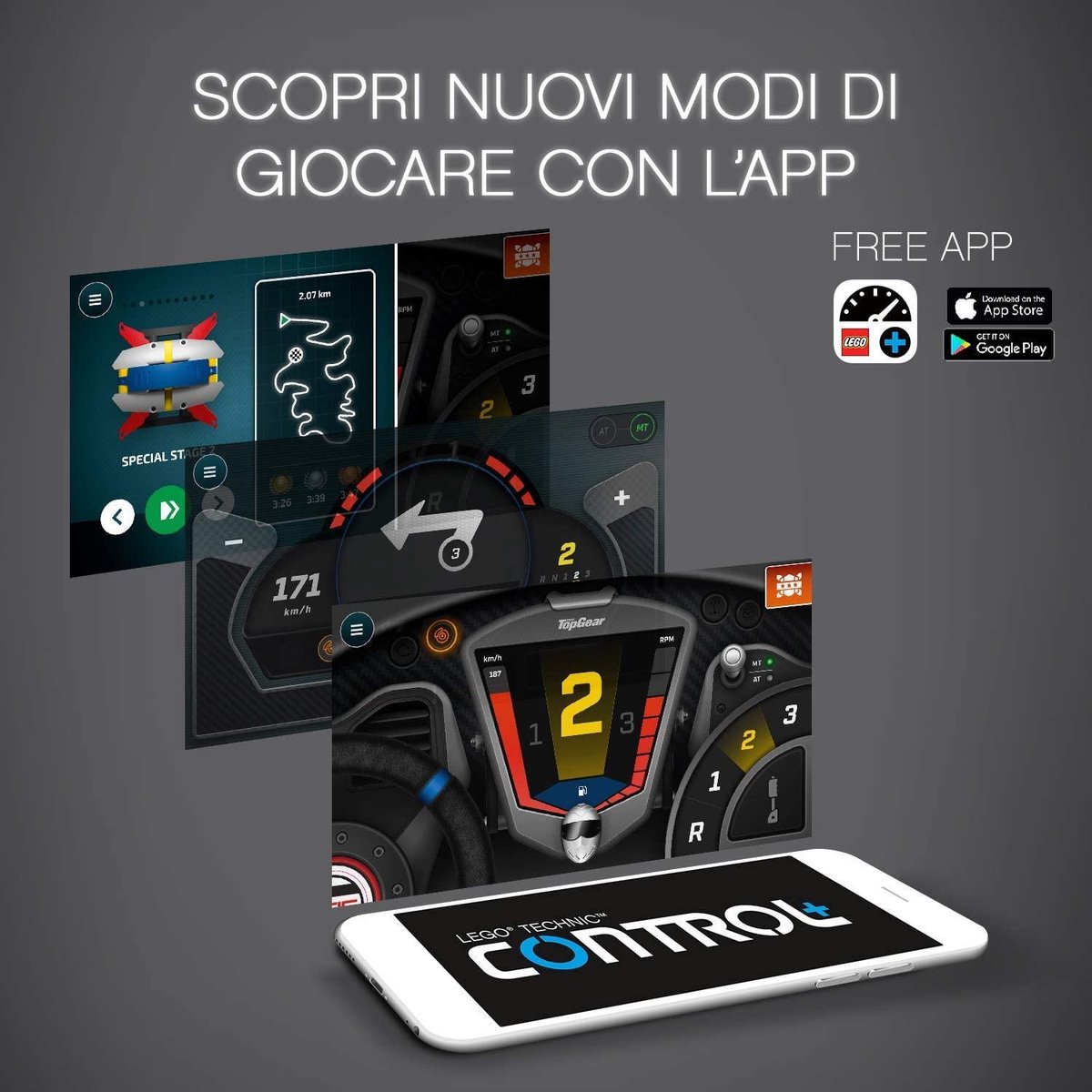 LEGO Technic App-Controlled Top Gear Rally Car 42109 — afbeelding 13