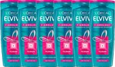 L'Oréal - Elvive - Shampoo - Fibralogy - 6 x 500 ML - Voordeelverpakking - Voor dikker haar