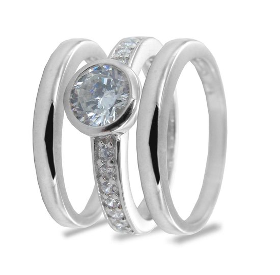 Ring Dames - Ringen Dames - Ringen Vrouwen - Rosé Goudkleurig - Ring - Ringen