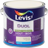 Levis Duol - Hout Buiten - Primer & Lak - Satin - Zandsteen - 2.5L