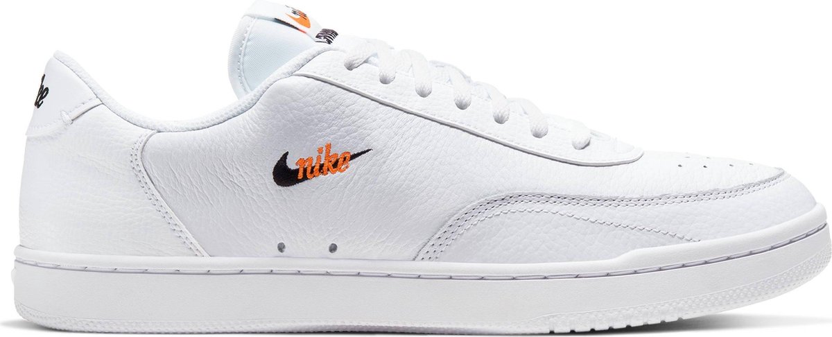 Nike Court Vintage Premium Heren Sneakers - White/Black-Total Orange - Maat  45 | bol.com