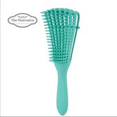 Blauwe Anti-klit Haarborstel - NL 2-dagen LEVERTIJD - Kinder haarborstel - Anti-klit Krullenhaarborstel | Detangler brush | Detangling brush