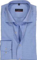 ETERNA Modern Fit overhemd - fijn Oxford heren overhemd - blauw - Strijkvrij - Boordmaat: 41