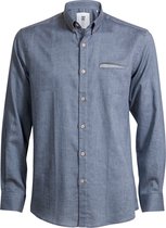 CR7 Fashion Shirt Slim Fit Blue - Maat XL