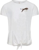 KIDS ONLY KONLUCY S/S REG KNOT WILD TOP CS JRS Meisjes Top - Maat 110/116