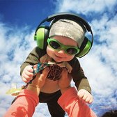 Banz BeschermSet Baby gehoorbescherming kinderen en zonnebril LIME