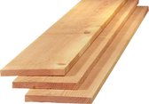 Douglas plank fijn bezaagd 2.2x20 500cm