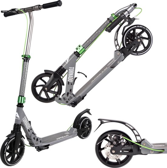 Apollo 200mm Wheel City Scooter - Spectre Pro City Step met Dubbele