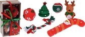 RelaxPets - Dogs Collection - Kerst Speeltjes - Kerstcadeau - Hondenspeelgoed - Speelgoed - 6 Speeltjes - 22,5 x 12 x 7,5 cm