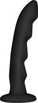 Ripples Strap-On Dildo - Zwart - Toys voor dames - Strap on - Zwart - Discreet verpakt en bezorgd