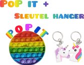 Pop it Fidget - regenboog - ronde vorm - tiktok- pop it -