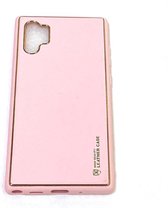 Samsung Galaxy Note 10 Roze Back Cover Luxe High Quality Leather Case hoesje