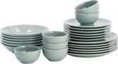 Lite-Body Serviesset Hermes - Groen Grijs - 6 personen - 24 delig