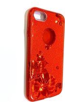 ZKl Telecom Telefoonhoesje - Back Cover - Geschikt Voor Apple IPhone 8 Plus - Rood