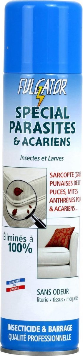 Spray Contre Poux Rouges, Mites Des Plumes, Puces, Anti- Acarien 500 Ml  Flaming à Prix Carrefour