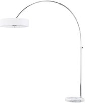 LED Vloerlamp - Torna Perezon - E27 Fitting - 3-lichts - Rond - Mat Wit - Aluminium