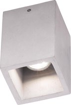 LED Plafondlamp - Plafondverlichting - Torna Cubin - GU10 Fitting - Vierkant - Beton Look - Beton