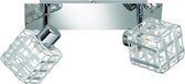 LED Wandspot - Wandverlichting - Torna Jilon - G9 Fitting - 2-lichts - Rond - Glans Chroom - Aluminium