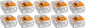 WAGO - Set de pinces à souder 10 pièces - 2 pôles avec pinces - Oranje