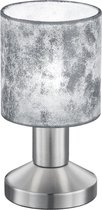 LED Tafellamp - Tafelverlichting - Torna Garno - E14 Fitting - Rond - Mat Zilver - Aluminium