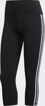 adidas Believe This 2.0 3-Stripes 3/4 Sportlegging Dames - Maat XS