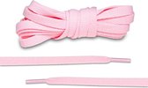 Roze sneaker veters - 115cm - plat - veters voor sneakers